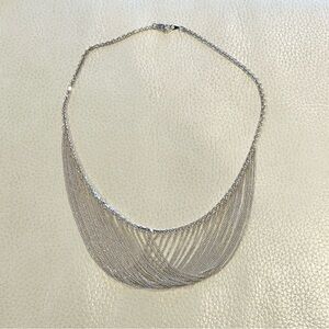 Sterling Silver multi strand necklace